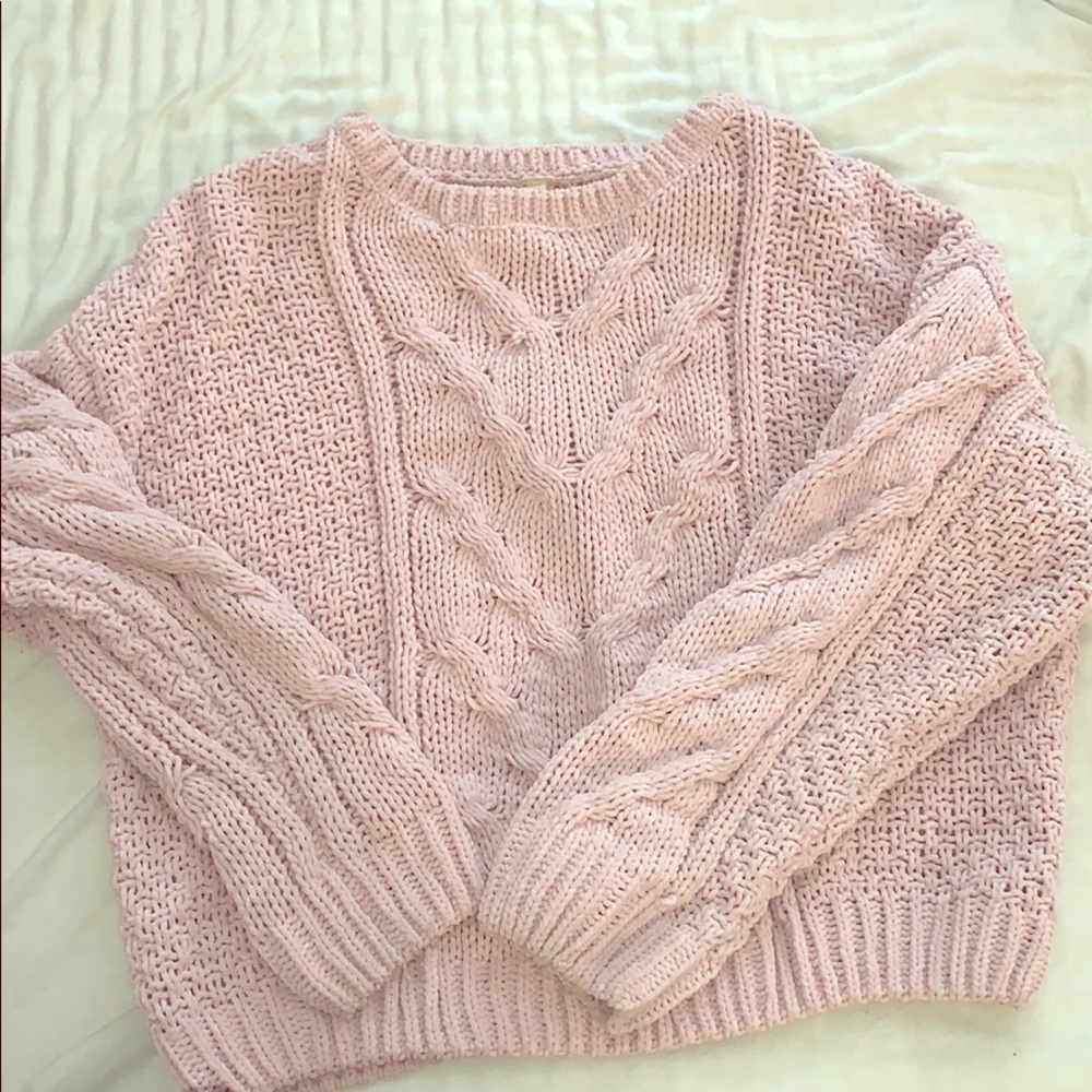 Cute pink sweater